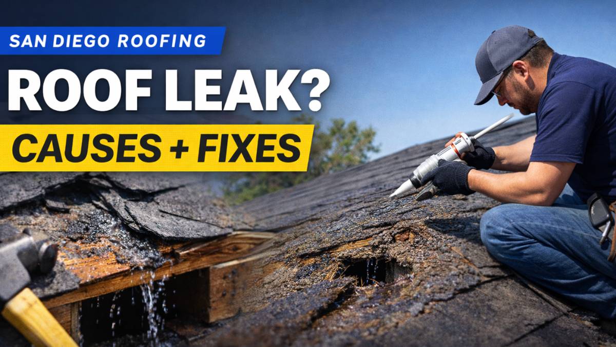 Roof flashing and valley detail where most Southern California roof leaks begin